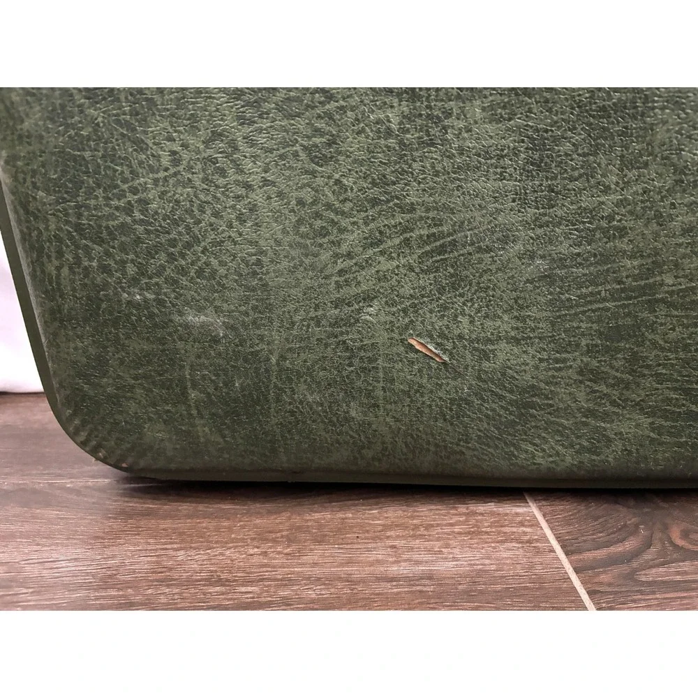 Vintage Green Hard-Shell Suitcase